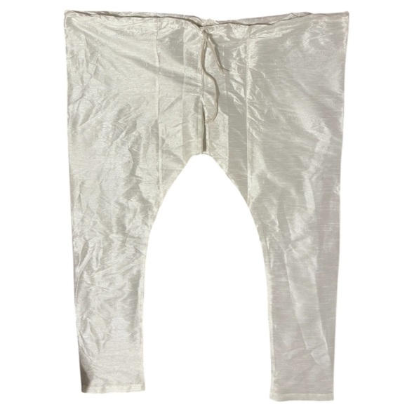 Dark Green Kurta with Patterned Trim - Picture 3 of 5